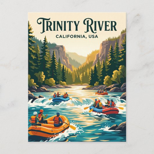 Trinityrivier VS Briefkaart (Voorkant)