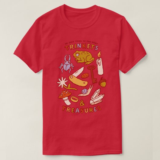 Trinkets Treasures T-shirt (Design voorkant)