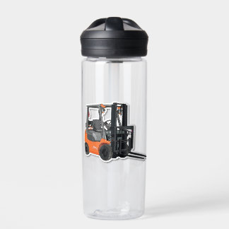 Trinkflasche (591 ml) mit Gabelstapler-Design Waterfles
