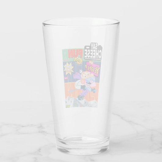 Trinkglas Glas (Achterkant)