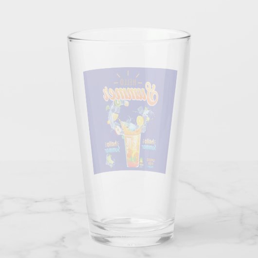 Trinkglas Glas (Achterkant)
