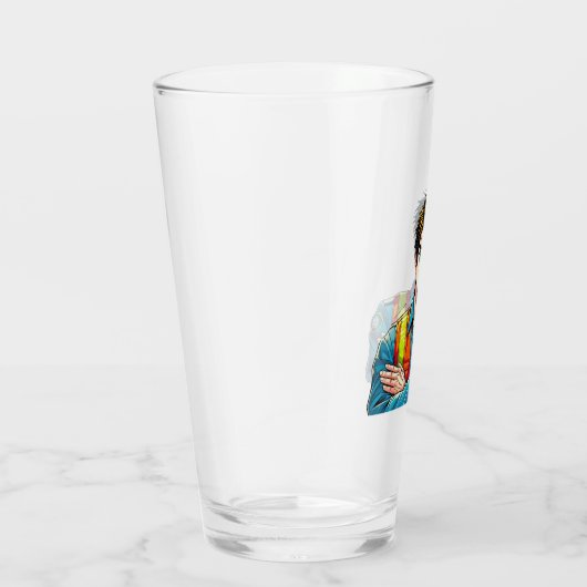 Trinkglas mit Manga-Sicherheitsfachmann Glas (Rechts)