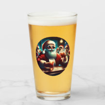 Trinkglas - Weihnachtsmann