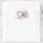 Trinomie 13 Bewustwording Ovale Sticker (Tas)