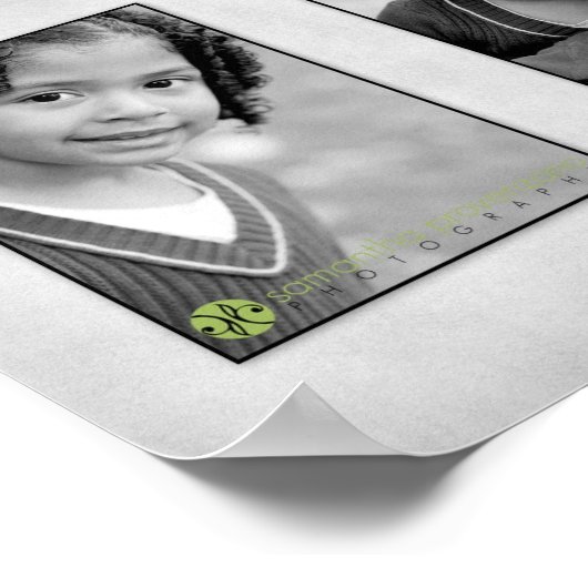 Trio 10x20 fotosjabloon afdrukken poster (Hoek)