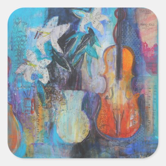 Trio 2014 vierkante sticker (Voorkant)