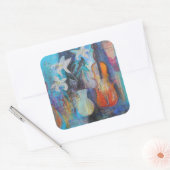 Trio 2014 vierkante sticker (Envelop)