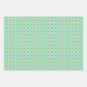 Trio 3 geometrische patronen Set van wikkelpapier Inpakpapier Vel (Voorkant)