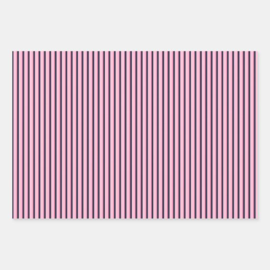 Trio 4 Geometrische Patronen Set van Wrapping Pape Inpakpapier Vel (Voorkant 2)