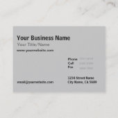 Trio Balance/Lotus Blosbezems met reliëfdruk Visitekaartje (Achterkant)