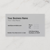 Trio Balance/Lotus Blosbezems met reliëfdruk Visitekaartje (Achterkant)