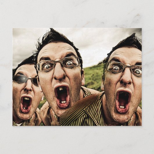 trio briefkaart (Voorkant)