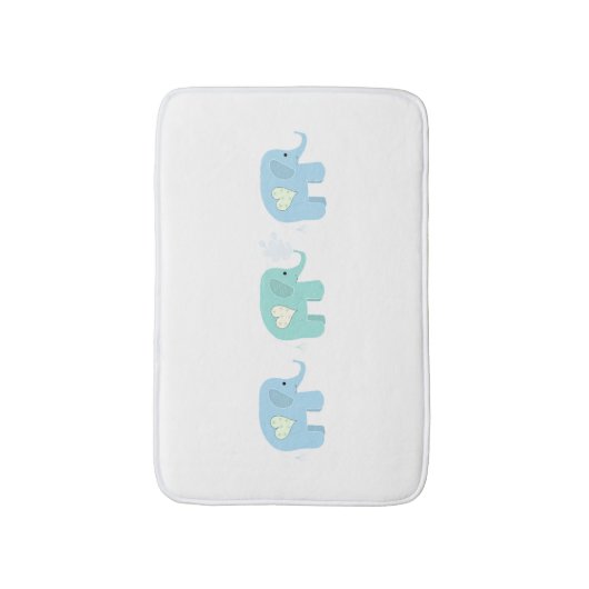 Trio Elephants Badmat (Voorkant Verticaal)