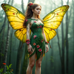 Trio Fairy Decoupage inpakpapier