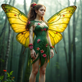 Trio Fairy Decoupage inpakpapier