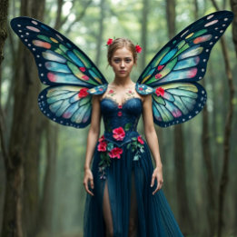 Trio Fairy Decoupage inpakpapier