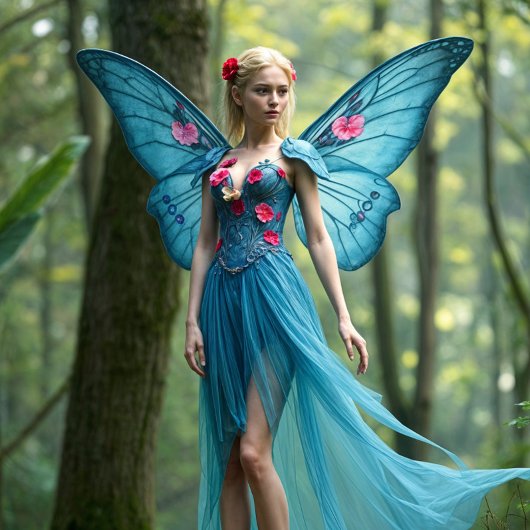 Trio Fairy Decoupage inpakpapier