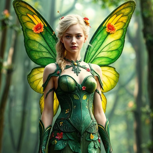 Trio Fairy Decoupage inpakpapier