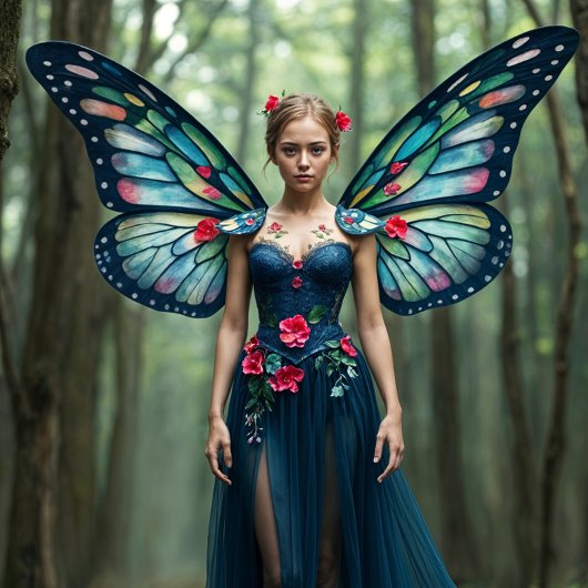 Trio Fairy Decoupage inpakpapier Vel