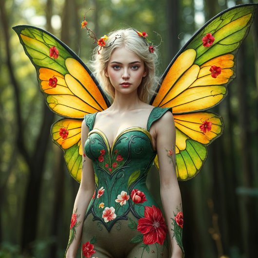 Trio Fairy Decoupage inpakpapier Vel