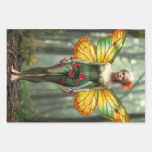 Trio Fairy Decoupage inpakpapier Vel (Voorkant)