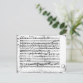 Trio, in E flat major "Kegelstatt" Briefkaart (Staand voorkant)