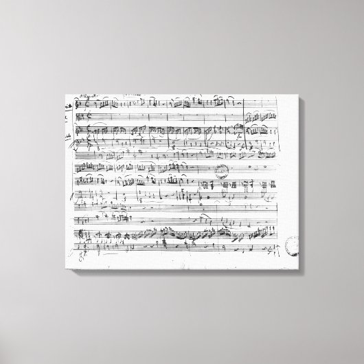 Trio, in E flat major "Kegelstatt" Canvas Afdruk (Voorkant)