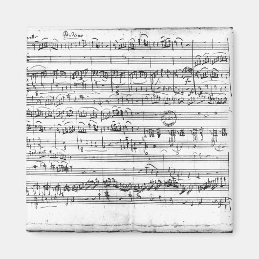 Trio, in E flat major "Kegelstatt" Magneet (Voorkant)