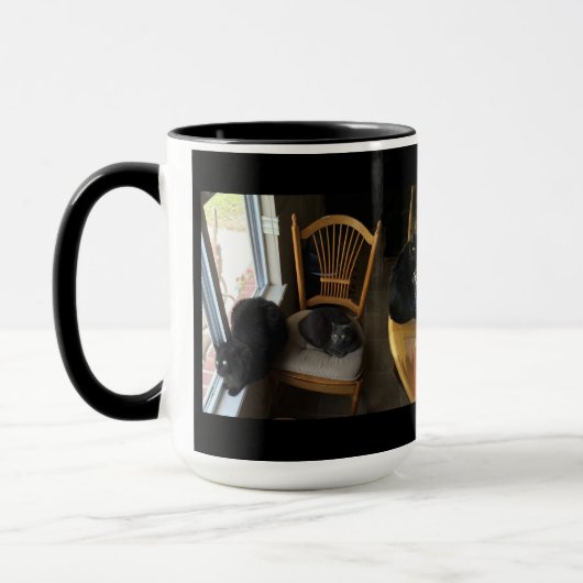 Trio in het venster mok (Links)