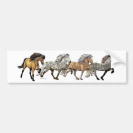 Trio in Tolt Bumpersticker