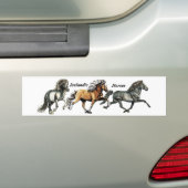 Trio in Tolt Bumpersticker (Op auto)