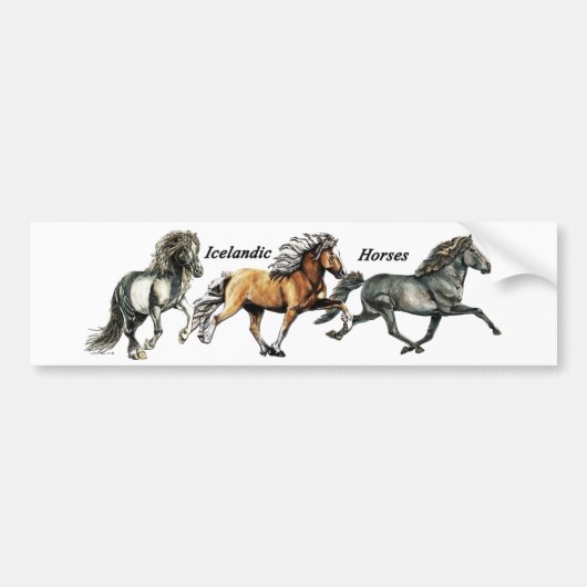 Trio in Tolt Bumpersticker (Voorkant)