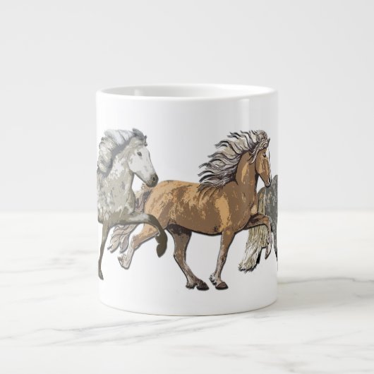 Trio in Tolt Grote Koffiekop (Voorkant)