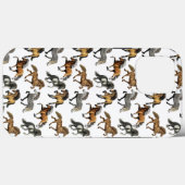 Trio in Tolt ~ IJslandse paarden Case-Mate iPhone Case (Achterkant (horizontaal))