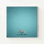 Trio in Tolt - IJslandse paarden Notitieboek (Achterkant)