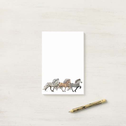 Trio in Tolt Post-it® Notes (Op bureau)