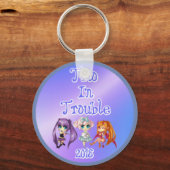 Trio in Trouble 2018 Sleutelhanger (Voorkant)