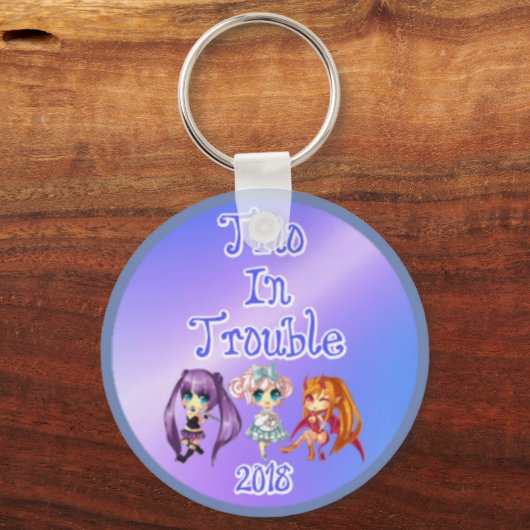 Trio in Trouble 2018 Sleutelhanger (Voorkant)