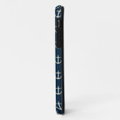 Trio Monogram Anchor Pattern Case-Mate iPhone Case (Achterkant/links)