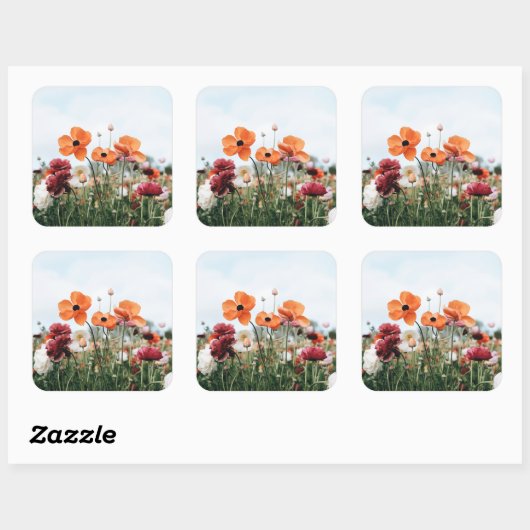 Trio of Flowers Sticker (Vel)