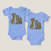 "Trio of Friends" T-Shirt (Ontwerp Voorkant & Achterkant)