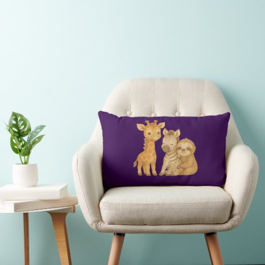 "Trio of Friends" Throw Pillow Kussen (Stoel)