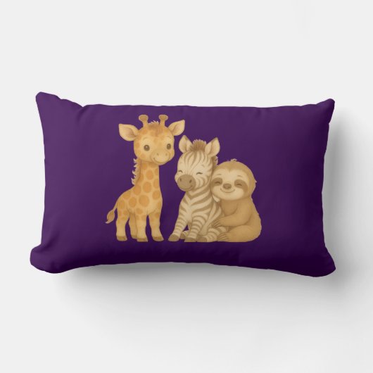 "Trio of Friends" Throw Pillow Kussen (Voorkant)