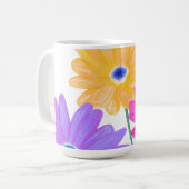 Trio of Joy: Bright Floral  Koffiemok (Voorkant links)