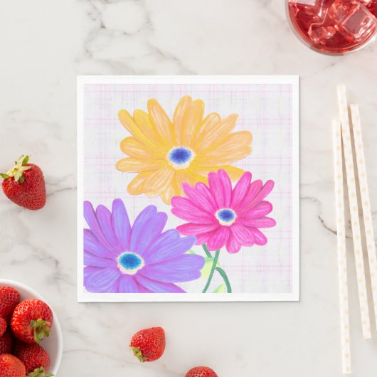 Trio of Joy: Bright Floral  Servet (Insitu)