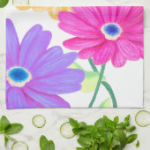 Trio of Joy: Bright Floral Theedoek (Gevouwen)