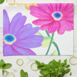 Trio of Joy: Bright Floral  Theedoek