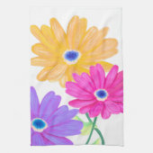 Trio of Joy: Bright Floral  Theedoek (Verticaal)