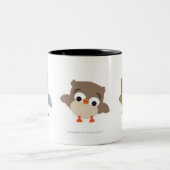 Trio Owls Tweekleurige Koffiemok (Center)