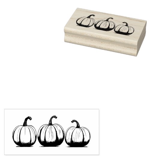 Trio pompoen stempel (Gestempeld)